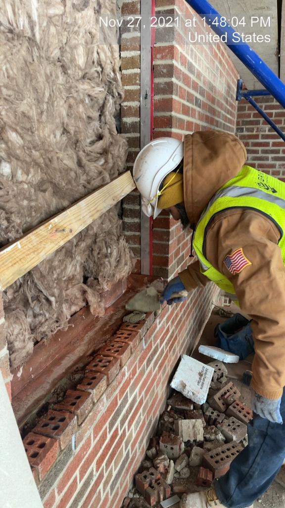 Experienced builders handling foundation work