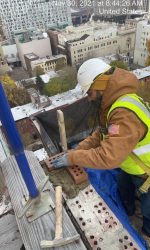 Pointing Outside house