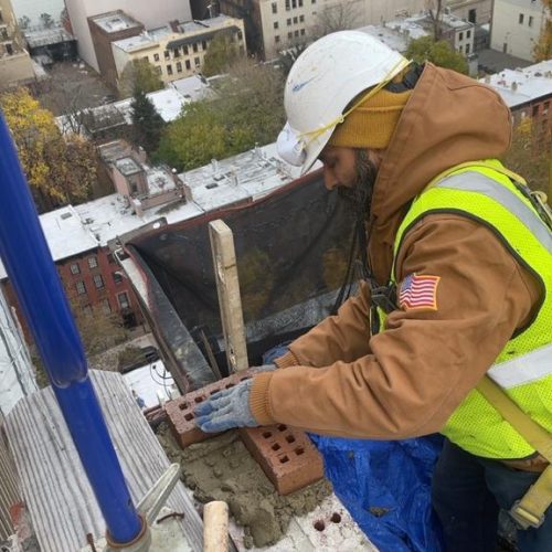 Pointing Outside house